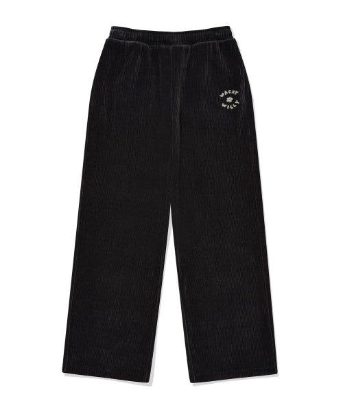 Women's Velvet Corduroy Pants Charcoal