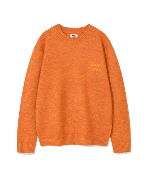 Hairdresser pullover knit orange