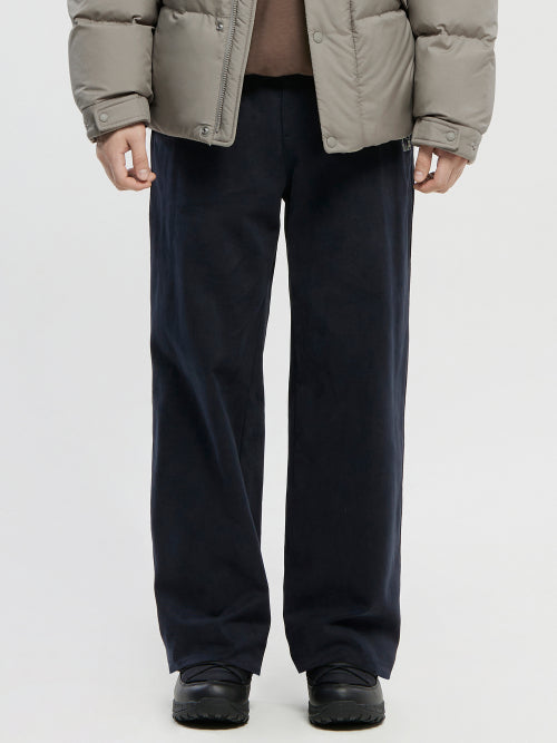 Wide chino pants (wide fit) - M_Navy