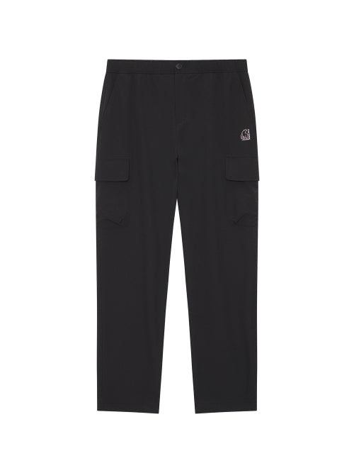 Lysa Cargo String Pants (Regular Fit) - M_Black