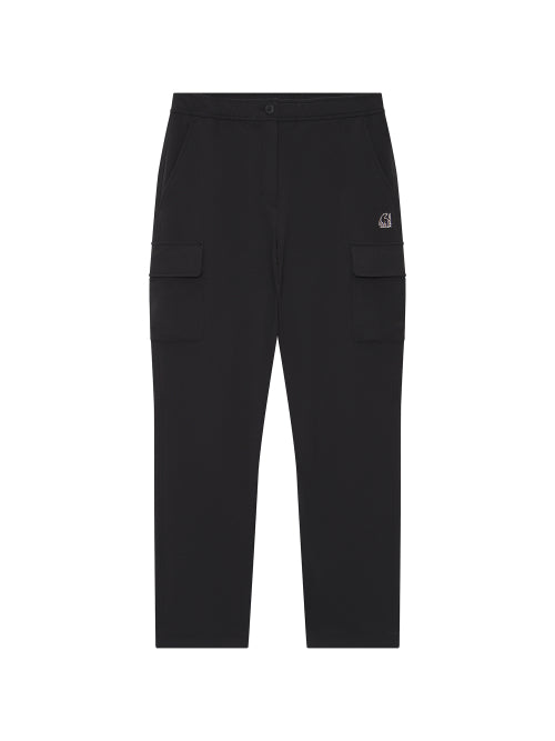 Lysa Cargo String Pants (Regular Fit) - W_Black