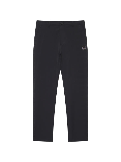 Basic Straight Pants (Slim Fit) - M_Black