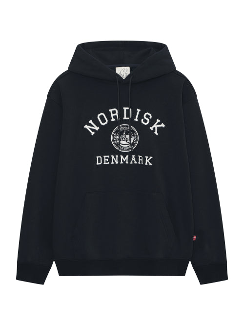Nordisk Lettering Hoodie T-shirt - U_Navy