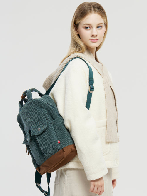 [Signature] Nihoun Drawstring Backpack_Dark Green