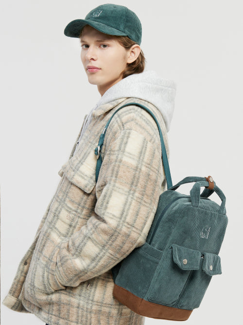 [Signature] Nihon Corduroy Backpack_Dark Green