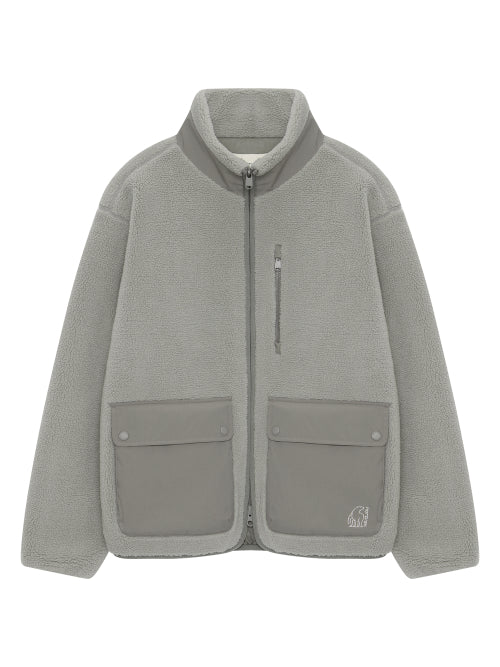 Utility Fleece Jacket - U_Grey
