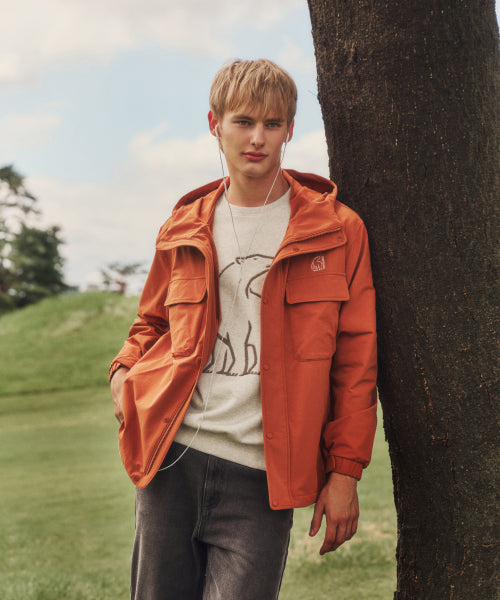 Lysa Camping Hoodie Jacket - U_Orange