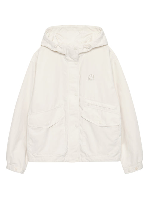 Base Camp Hoodie Jacket - W_Off White