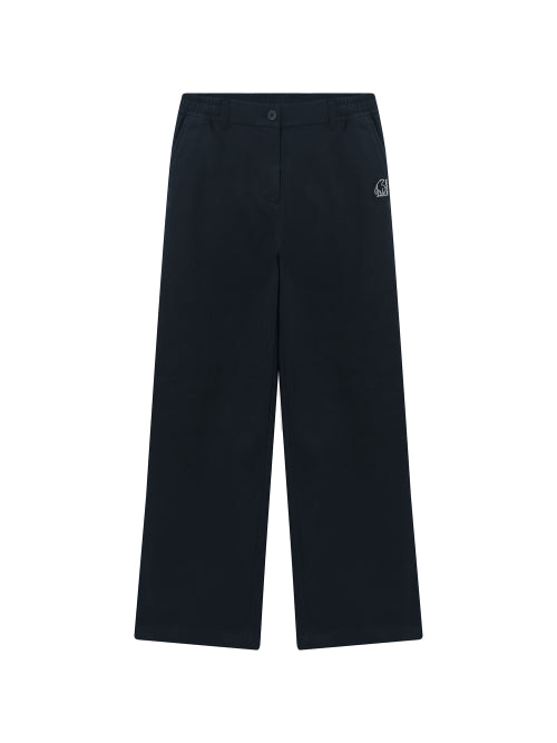 Wide chino pants (wide fit) - W_Navy