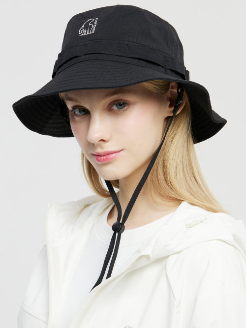[Whistle walk] Woven Hat_Black