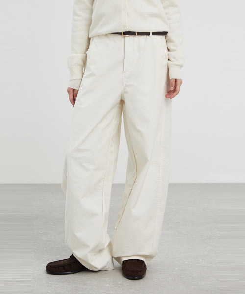 Jersey Balloon Wide Cotton Pants_STPCF49G05