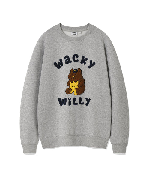 Kiki and friends graphic sweatshirt gray