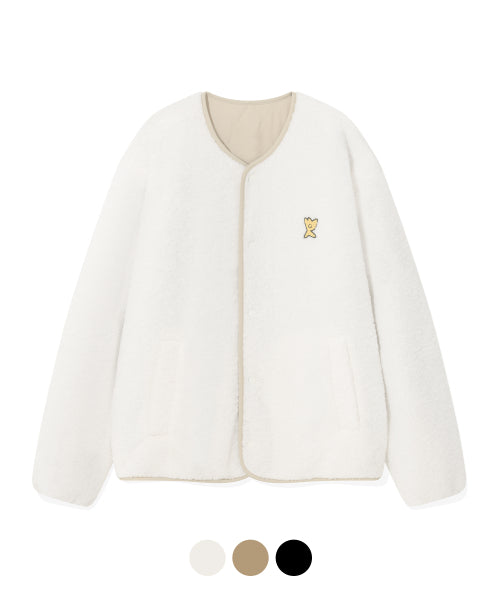 Fleece reversible jacket (3 colors)
