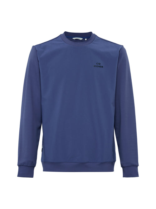 WEATHER FLEX (Wether Flex) Men's Hybrid Round T-Shirt_INK BLUE
