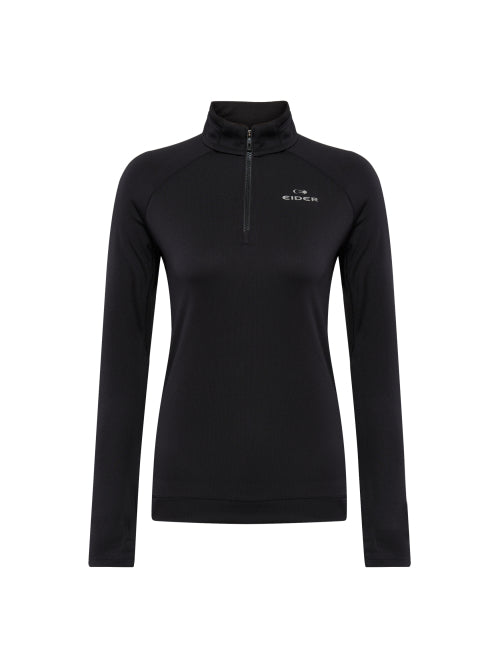 HERITAGE Women's Polatec Zip-Up T-shirt_Black
