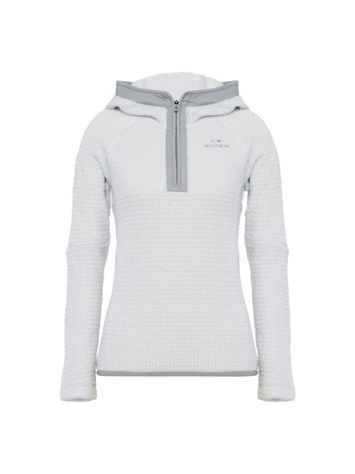 HERITAGE Women's Polatech Alpha Hooded T-shirt_Light Gray