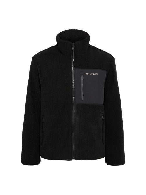 GRID (Grid) UNI Sherpa Fleece Jacket_Black