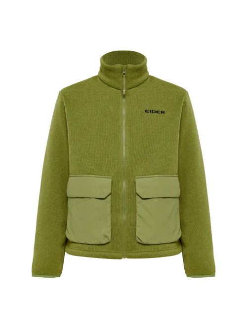 GRID (Grid) Men's Sakariba Fleece Jacket_Olive