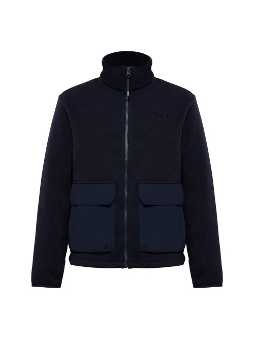 GRID (Grid) Men's Sakariba Fleece Jacket_Dark Navy