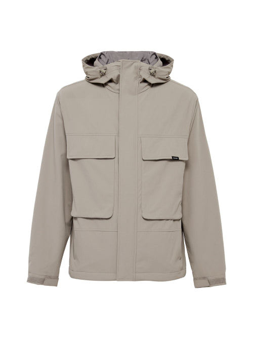 RIDGE (Lizzy) Men's windproof jacket_D/GRAYISH BEIGE