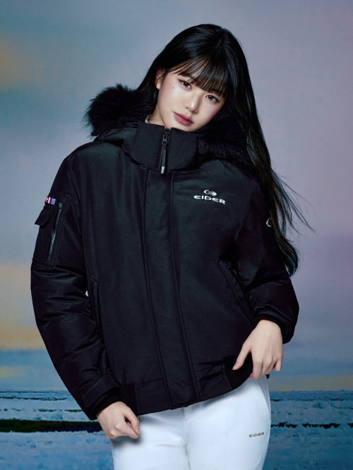 STOOKY 10th (Stookie 10th) UNI Down Jacket_TITANIUM BLACK