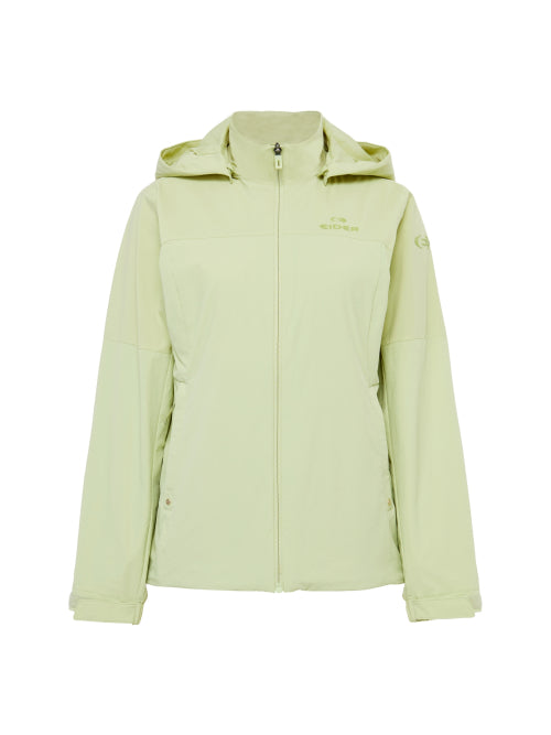 WEATHER FLEX (Wether Flex) Women's Hybrid Padded Jacket_Yellow Green