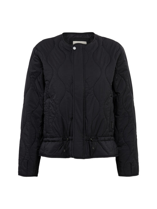 SHIRRING (Shirring) Women's Quilting Padded Jacket_Black