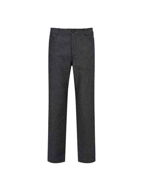 LAYER 7 (Layer 7) Men's denim like pants_Black