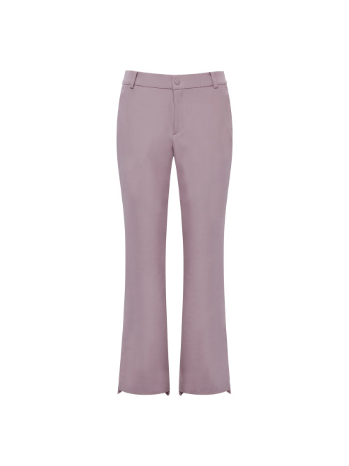 WEATHER FLEX (Wether Flex) Women's Slim Pants_Greyish Pink