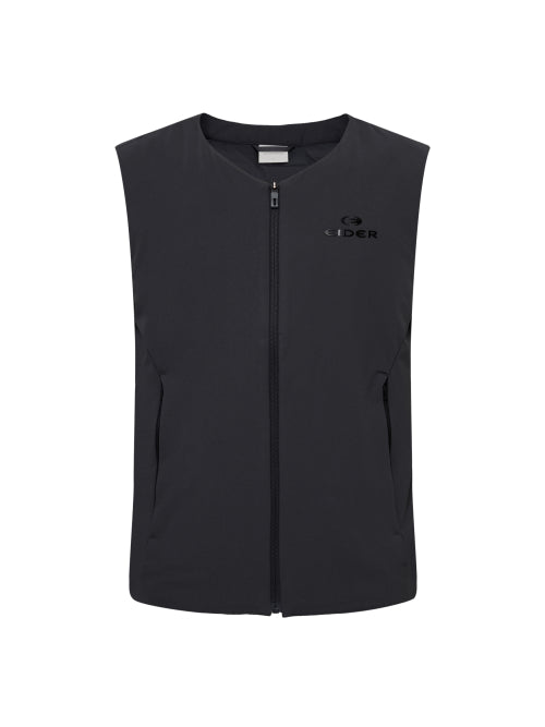 WEATHER FLEX (Wether Flex) Men's Padded Vest_Dark Grey