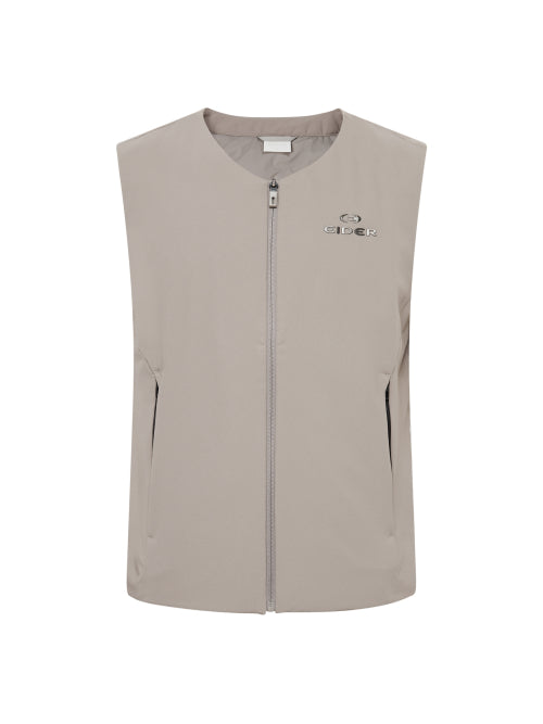 WEATHER FLEX (Wether Flex) Men's Padded Vest_D/GRAYISH BEIGE