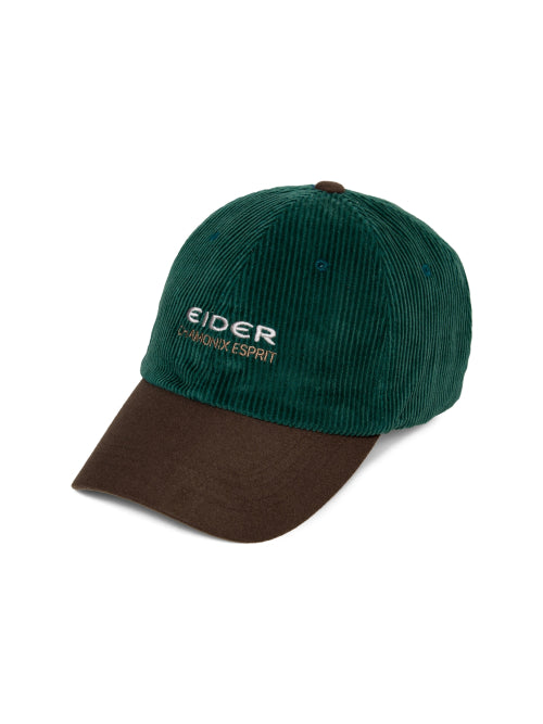 Essential Corduroy Ball Cap_Dark Green