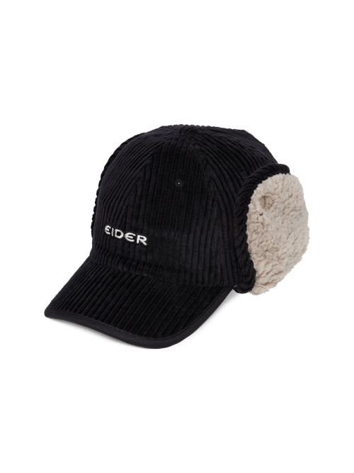 Corduroy Trooper Cap_Black