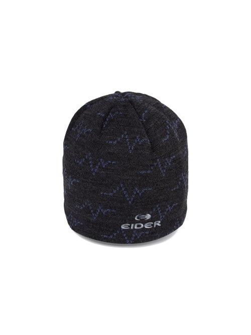 Graphic pattern beanie_Dark Grey