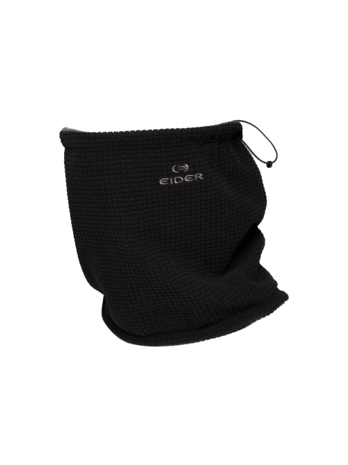 Grid Fleece Neckgator_Black