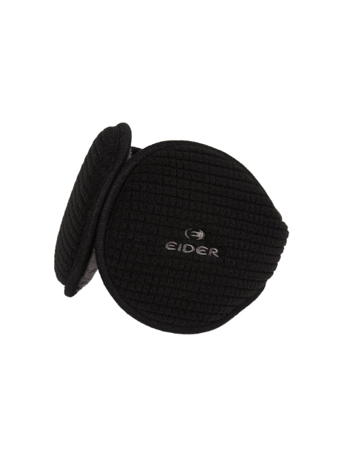 Grid fleece ear warmer_Black