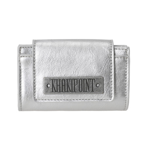 Leather Card Wallet (silver)
