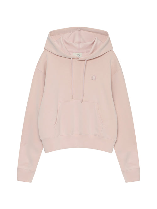 Modal Sandwashing Hoodie T-shirt - W_Light Pink