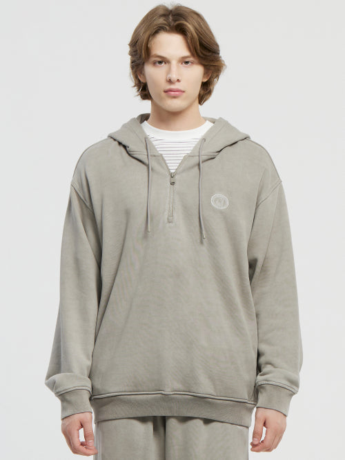 Natural Ding Hoodie T-shirt - U_Light Khaki