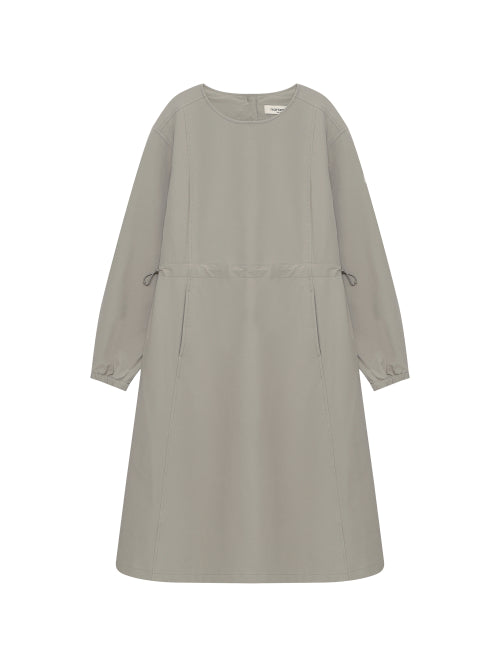 Nylon Stretch String Dress - W_Grey