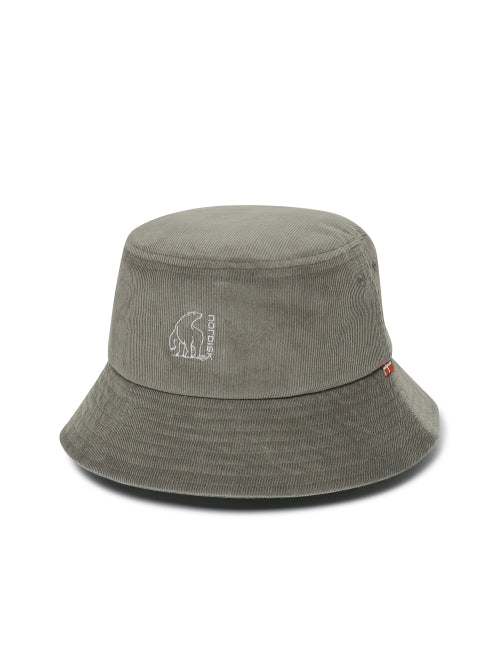 [Signature] Corduroy Bucket Hat_EARTH KHAKI