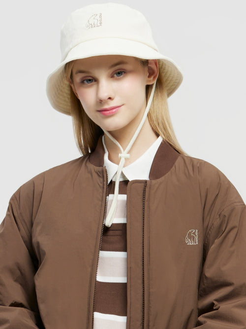 [Signature] Corduroy Bucket Hat_Off White