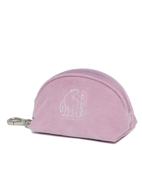 [Early Breeze] Mini Corduroy Half-moon Pouch_Lavender