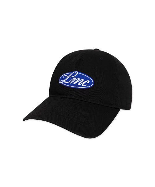 2TONE OVAL LOGO 6PANEL CAP black