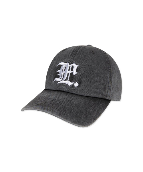 GOTHIC PIGMENT 6PANEL CAP black