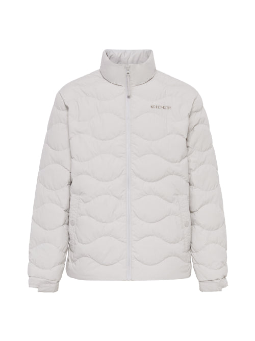 THERMOLOCK Men's Slim Blend Down Jacket_Grayish BEIGE