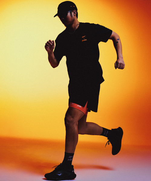 Reebok X Pular 5인치 2-in-1 러닝 쇼츠 - 블랙