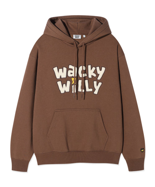 Napping typo Graphic Hooded Brown