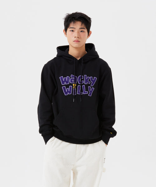 Napping typo Graphic Hooded Black