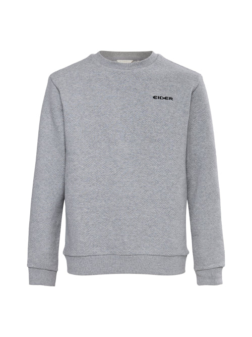 AIR POCKET (Air Pocket) Men's Long-Sleeved MTM T-shirt_Melange GREY